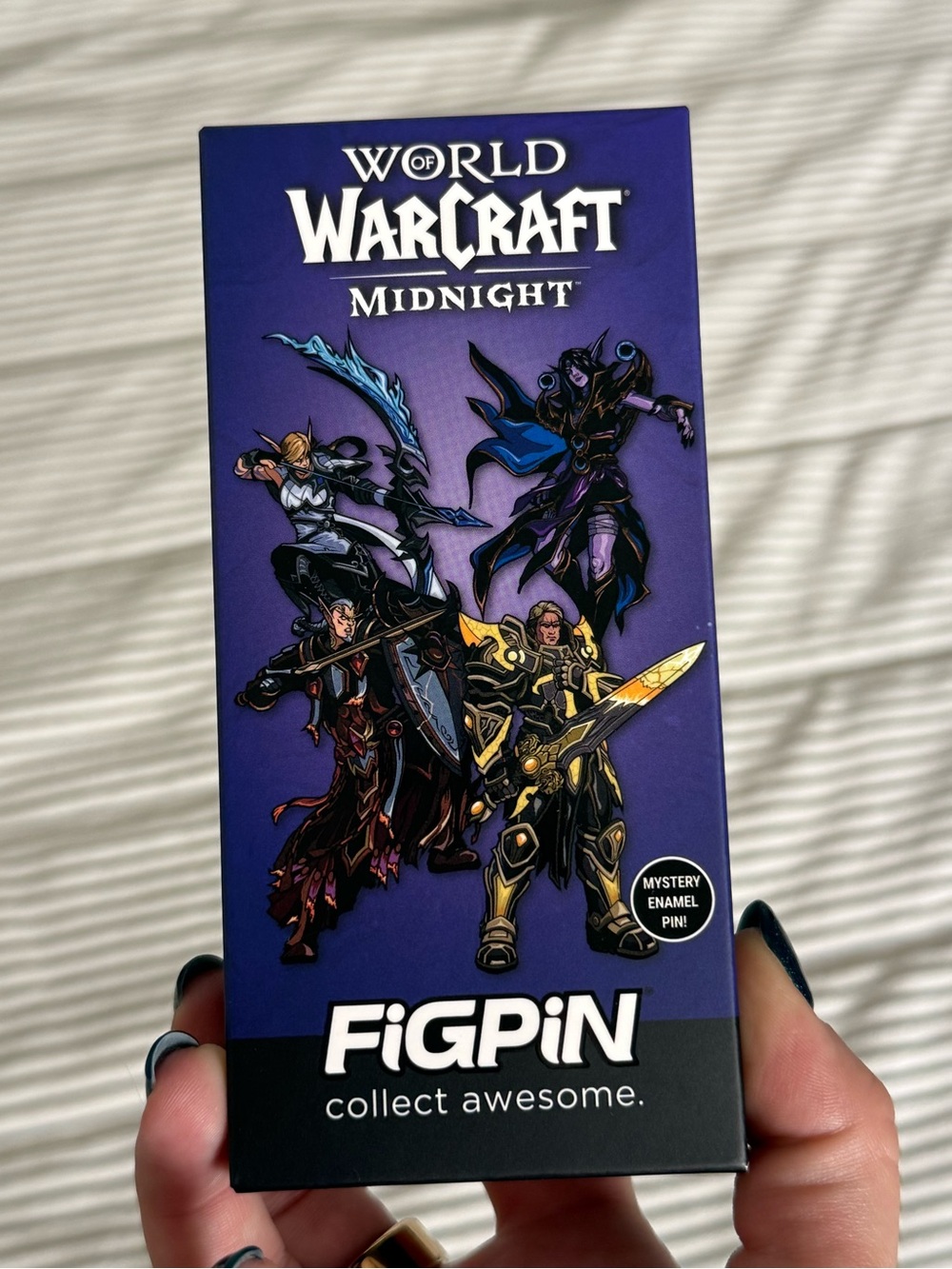 World of Warcraft Midnight FiGPiN Quest Blind Pin Pack BlizzCon 2026 Sealed New